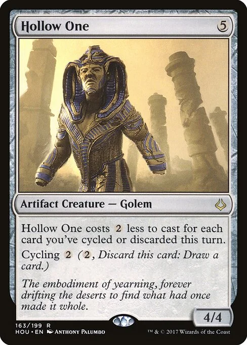 Hollow One, carta Magic di tipo Artifact Creature — Golem illustrata da Anthony Palumbo