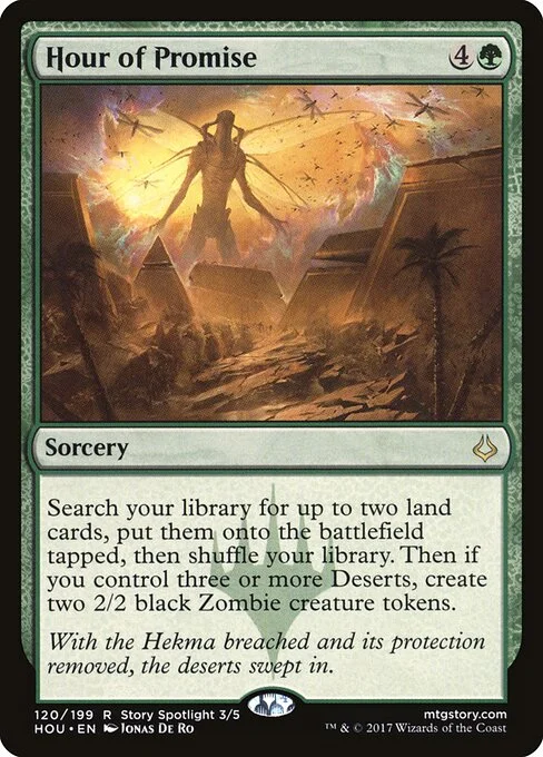 Hour of Promise, carta Magic di tipo Sorcery illustrata da Jonas De Ro