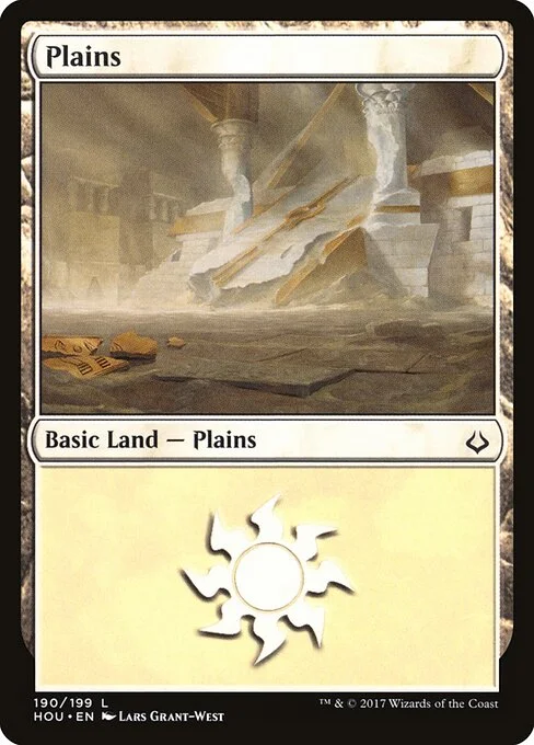 Plains, carta Magic di tipo Basic Land — Plains illustrata da Lars Grant-West