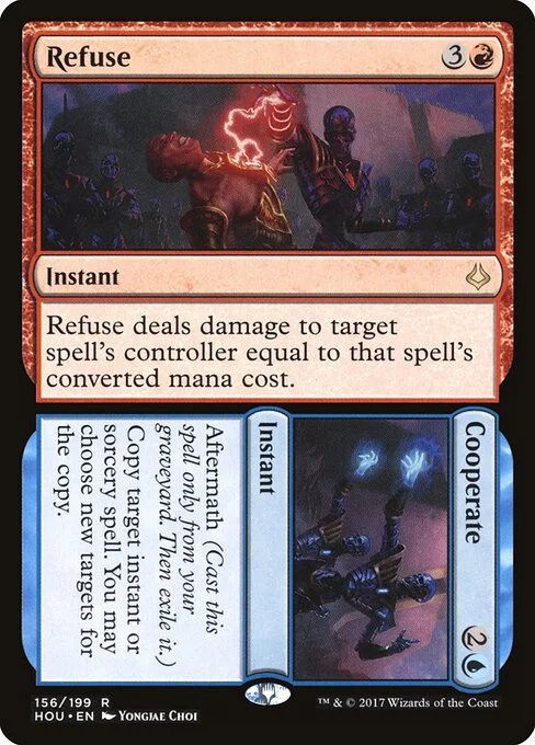 Refuse // Cooperate, carta Magic di tipo Instant // Instant illustrata da Yongjae Choi