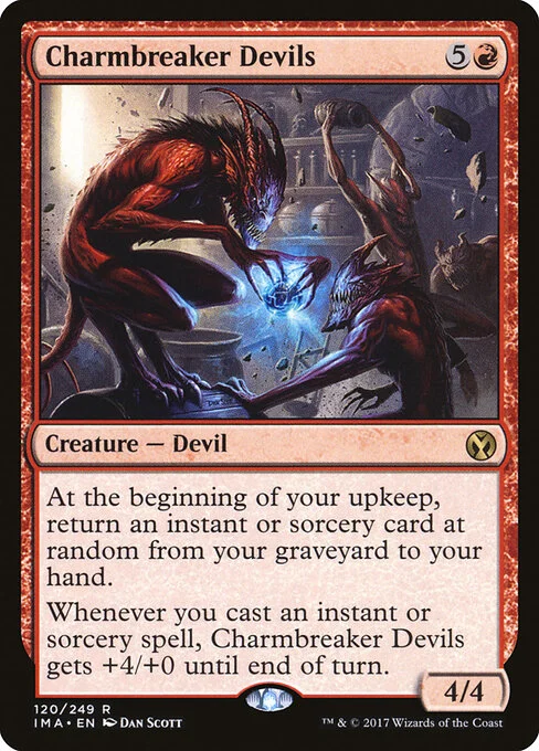 Charmbreaker Devils, carta Magic di tipo Creature — Devil illustrata da Dan Murayama Scott
