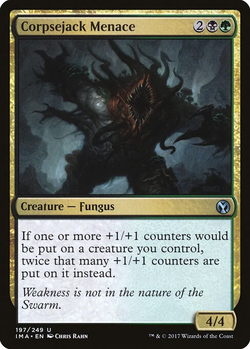 Corpsejack Menace, carta Magic di tipo Creature — Fungus illustrata da Chris Rahn