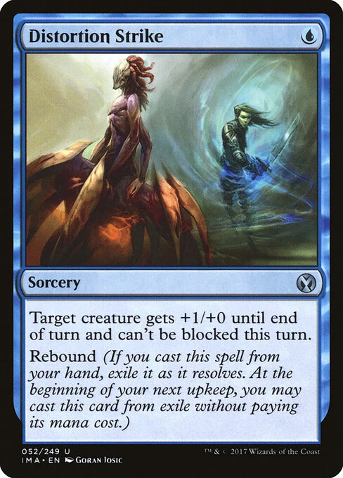 Distortion Strike, carta Magic di tipo Sorcery illustrata da Goran Josic