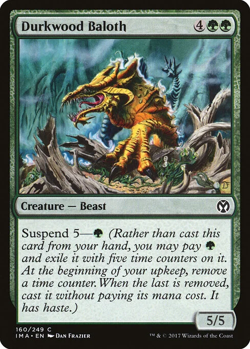Durkwood Baloth, carta Magic di tipo Creature — Beast illustrata da Dan Frazier