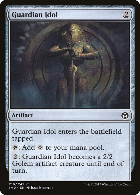 Guardian Idol, carta Magic di tipo Artifact illustrata da Igor Kieryluk