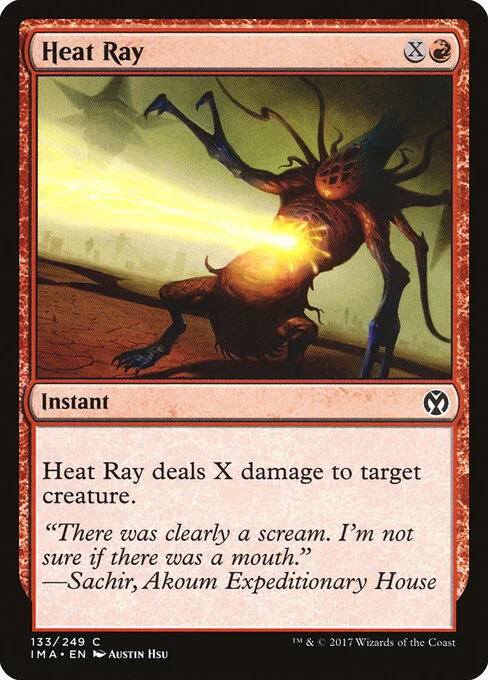 Heat Ray, carta Magic di tipo Instant illustrata da Austin Hsu