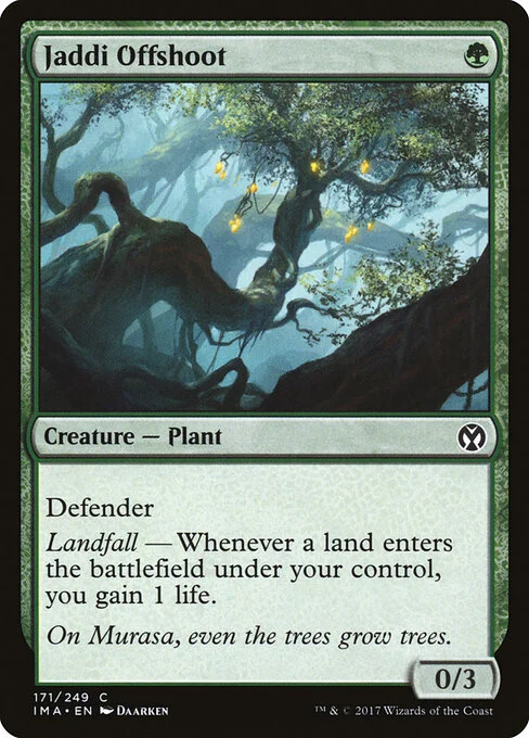 Jaddi Offshoot, carta Magic di tipo Creature — Plant illustrata da Daarken