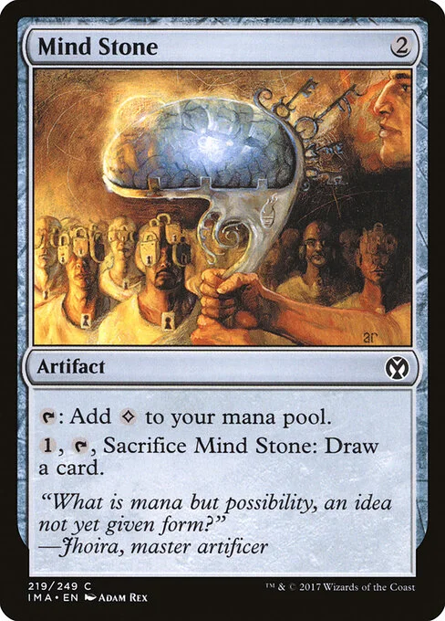 Mind Stone, carta Magic di tipo Artifact illustrata da Adam Rex