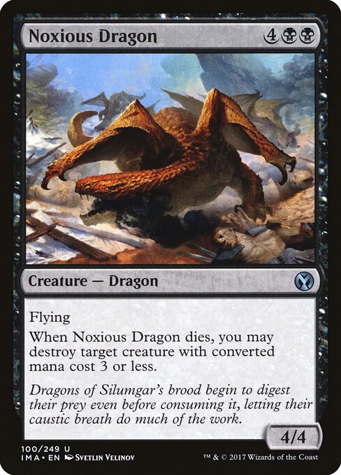 Noxious Dragon, carta Magic di tipo Creature — Dragon illustrata da Svetlin Velinov
