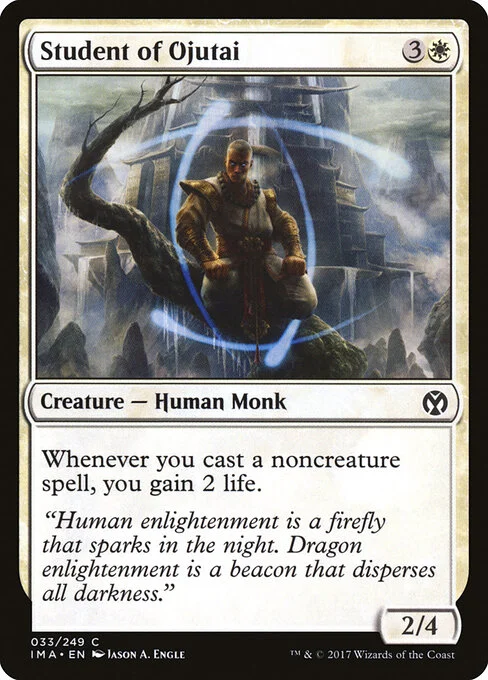 Student of Ojutai, carta Magic di tipo Creature — Human Monk illustrata da Jason A. Engle