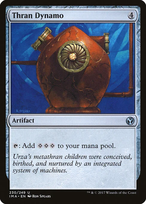 Thran Dynamo, carta Magic di tipo Artifact illustrata da Ron Spears