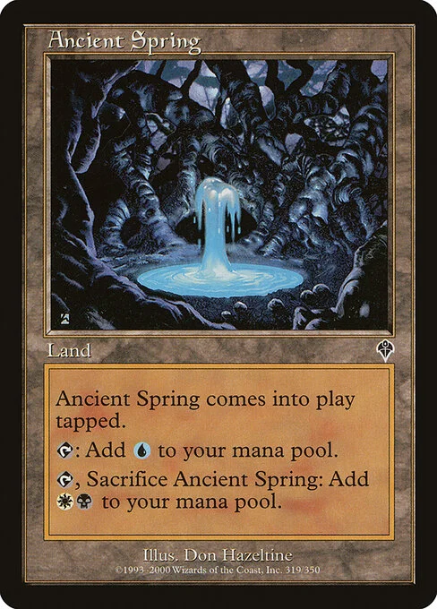 Ancient Spring, carta Magic di tipo Land illustrata da Don Hazeltine