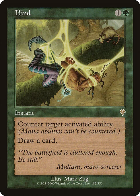 Bind, carta Magic di tipo Instant illustrata da Mark Zug