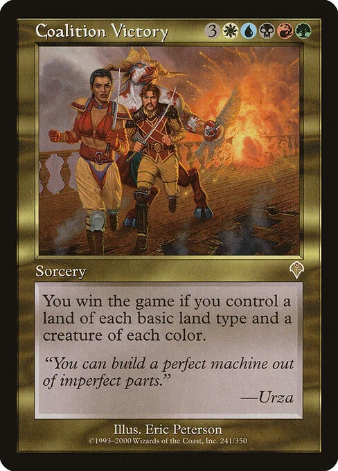 Coalition Victory, carta Magic di tipo Sorcery illustrata da Eric Peterson