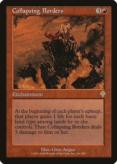 Collapsing Borders, carta Magic di tipo Enchantment illustrata da Glen Angus