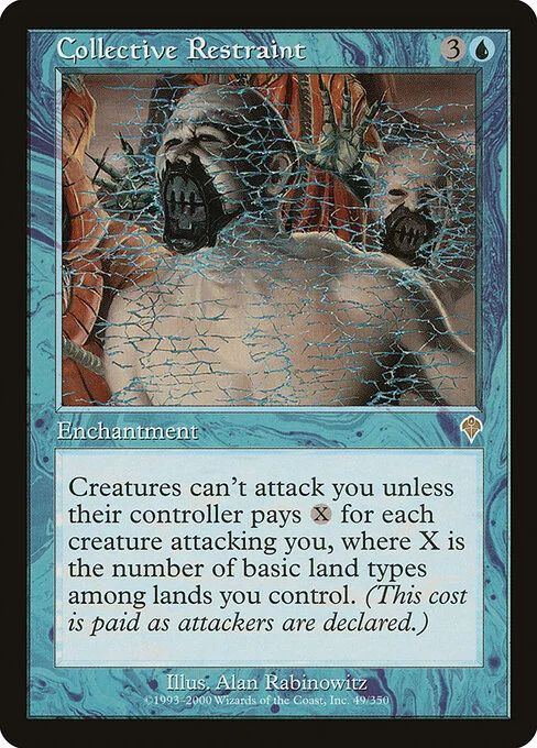 Collective Restraint, carta Magic di tipo Enchantment illustrata da Alan Rabinowitz