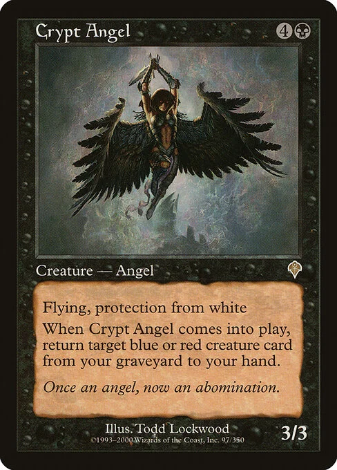 Crypt Angel, carta Magic di tipo Creature — Angel illustrata da Todd Lockwood