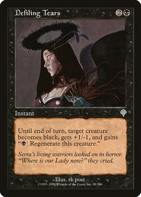 Defiling Tears, carta Magic di tipo Instant illustrata da rk post