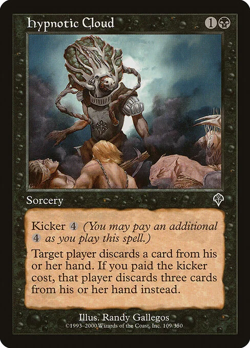 Hypnotic Cloud, carta Magic di tipo Sorcery illustrata da Randy Gallegos