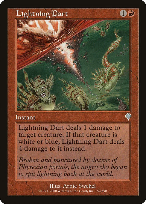 Lightning Dart, carta Magic di tipo Instant illustrata da Arnie Swekel