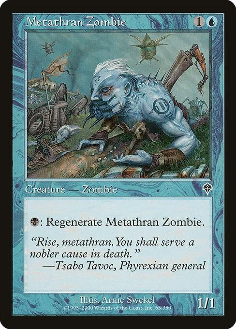 Metathran Zombie, carta Magic di tipo Creature — Metathran Zombie illustrata da Arnie Swekel