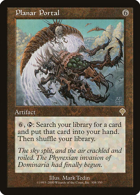 Planar Portal, carta Magic di tipo Artifact illustrata da Mark Tedin
