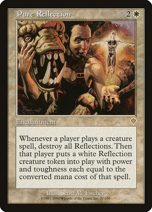 Pure Reflection, carta Magic di tipo Enchantment illustrata da Scott M. Fischer
