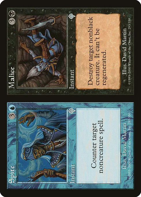 Spite // Malice, carta Magic di tipo Instant // Instant illustrata da David Martin