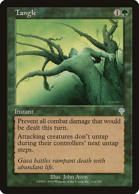 Tangle, carta Magic di tipo Instant illustrata da John Avon