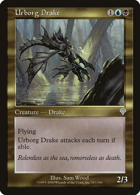 Urborg Drake, carta Magic di tipo Creature — Drake illustrata da Sam Wood