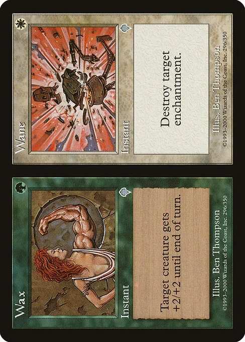Wax // Wane, carta Magic di tipo Instant // Instant illustrata da Ben Thompson
