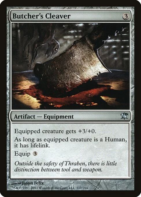 Butcher's Cleaver, carta Magic di tipo Artifact — Equipment illustrata da Jason Felix