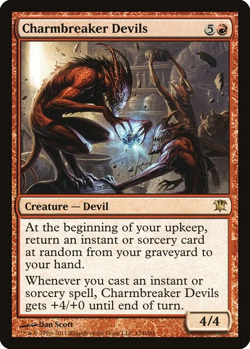 Charmbreaker Devils, carta Magic di tipo Creature — Devil illustrata da Dan Murayama Scott