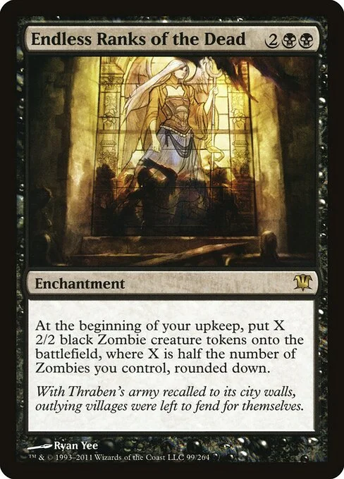 Endless Ranks of the Dead, carta Magic di tipo Enchantment illustrata da Ryan Yee