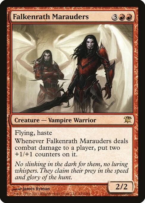 Falkenrath Marauders, carta Magic di tipo Creature — Vampire Warrior illustrata da James Ryman