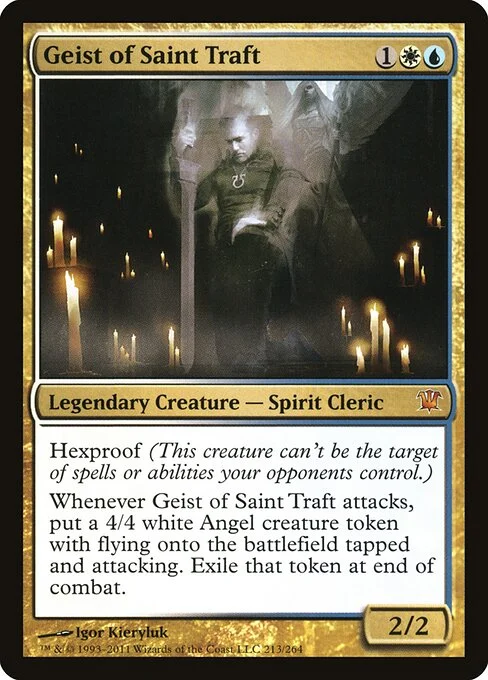 Geist of Saint Traft, carta Magic di tipo Legendary Creature — Spirit Cleric illustrata da Igor Kieryluk