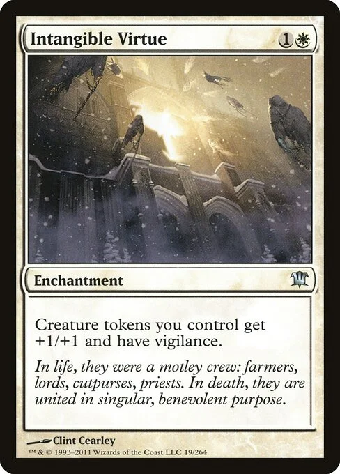 Intangible Virtue, carta Magic di tipo Enchantment illustrata da Clint Cearley