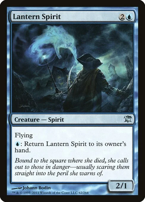 Lantern Spirit, carta Magic di tipo Creature — Spirit illustrata da Johann Bodin