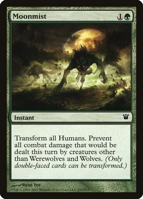Moonmist, carta Magic di tipo Instant illustrata da Ryan Yee