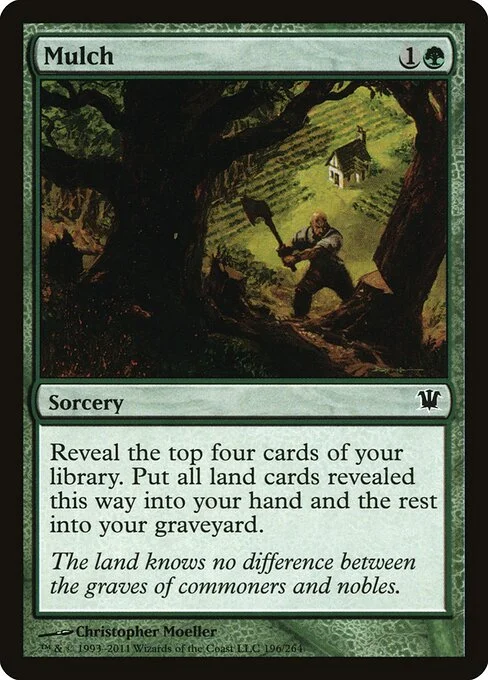 Mulch, carta Magic di tipo Sorcery illustrata da Christopher Moeller