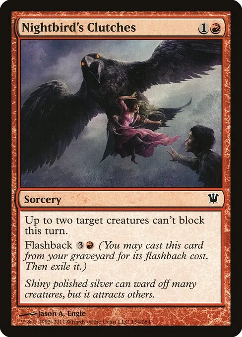 Nightbird's Clutches, carta Magic di tipo Sorcery illustrata da Jason A. Engle