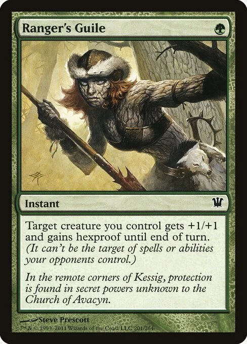 Ranger's Guile, carta Magic di tipo Instant illustrata da Steve Prescott