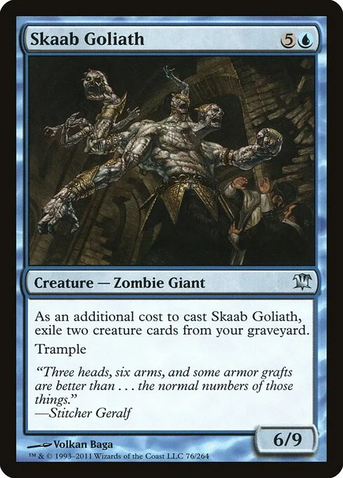 Skaab Goliath, carta Magic di tipo Creature — Zombie Giant illustrata da Volkan Baǵa