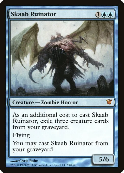 Skaab Ruinator, carta Magic di tipo Creature — Zombie Horror illustrata da Chris Rahn