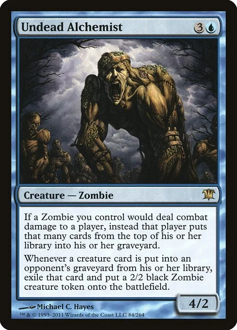 Undead Alchemist, carta Magic di tipo Creature — Zombie illustrata da Michael C. Hayes