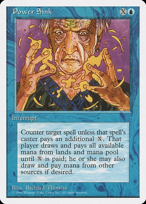 Power Sink, carta Magic di tipo Instant illustrata da Richard Thomas