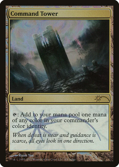 Command Tower, carta Magic di tipo Land illustrata da Ryan Yee