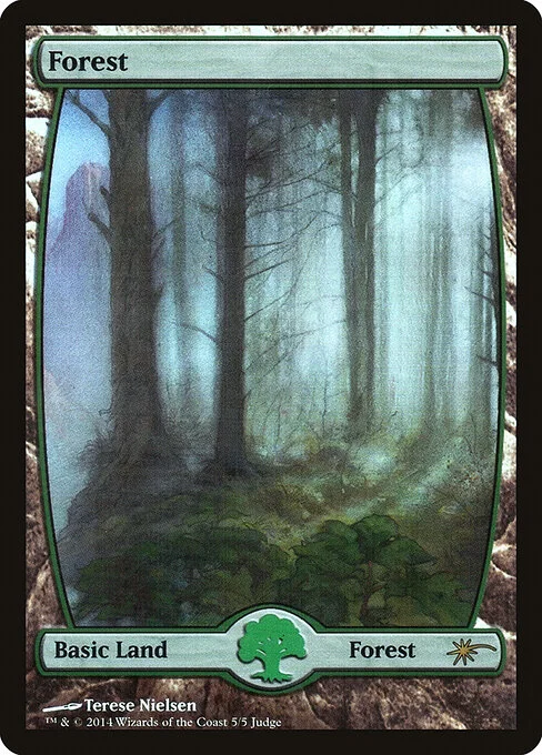 Forest, carta Magic di tipo Basic Land — Forest illustrata da Terese Nielsen