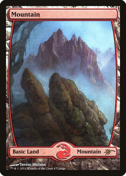 Mountain, carta Magic di tipo Basic Land — Mountain illustrata da Terese Nielsen
