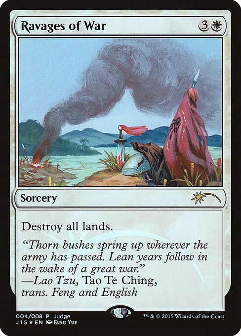 Ravages of War, carta Magic di tipo Sorcery illustrata da Fang Yue